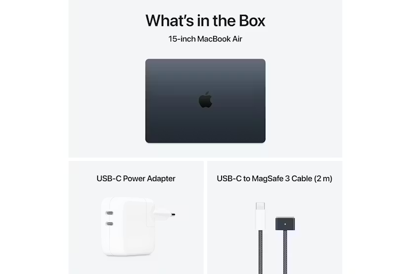 MacBook Air 15.3" | M4 | 10-Core CPU | 16GB | 256GB | Midnight (2025)