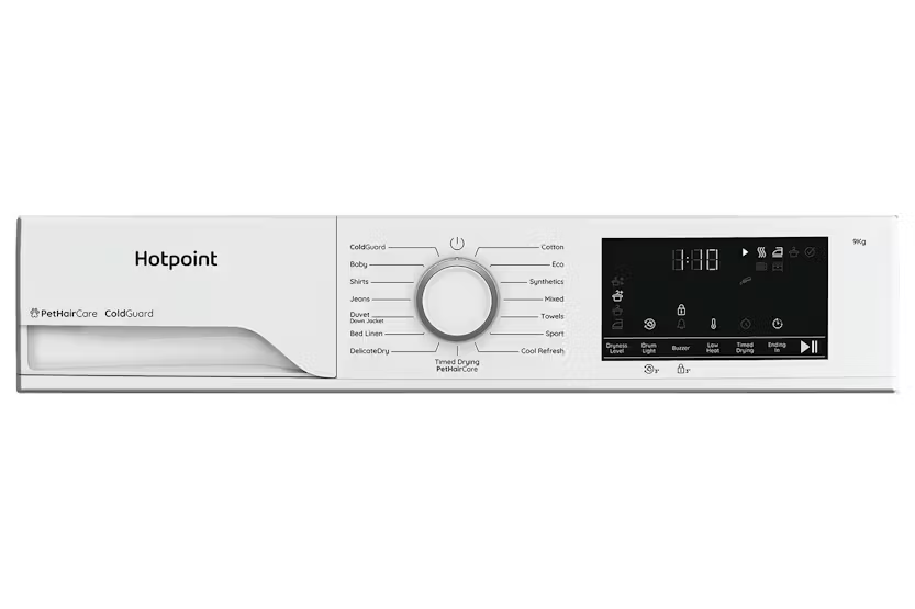 Hotpoint 9kg Freestanding Heat Pump Tumble Dryer | HHDD90WWIRE