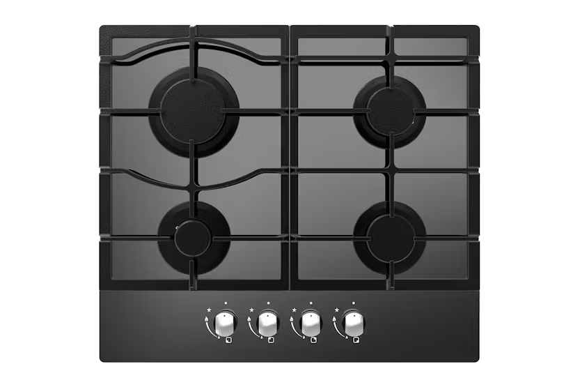 Cata 60cm Gas on Glass Hob | UBGOG601BK