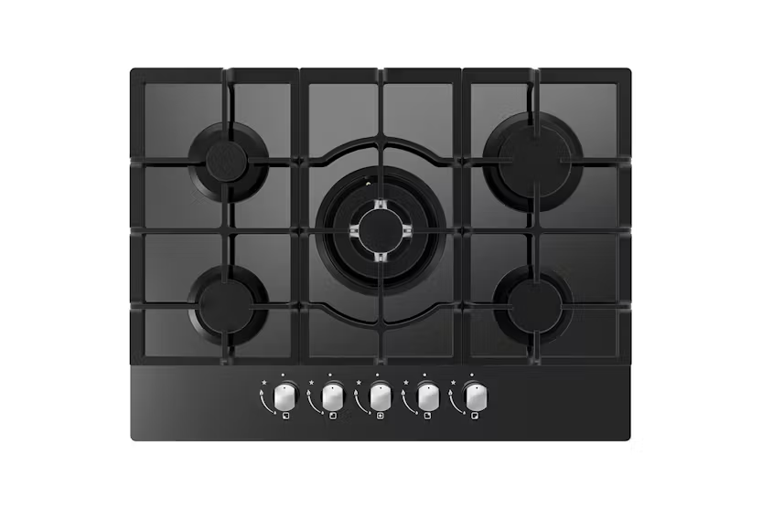 Cata Gas on Glass Hob | UBGOG701BK