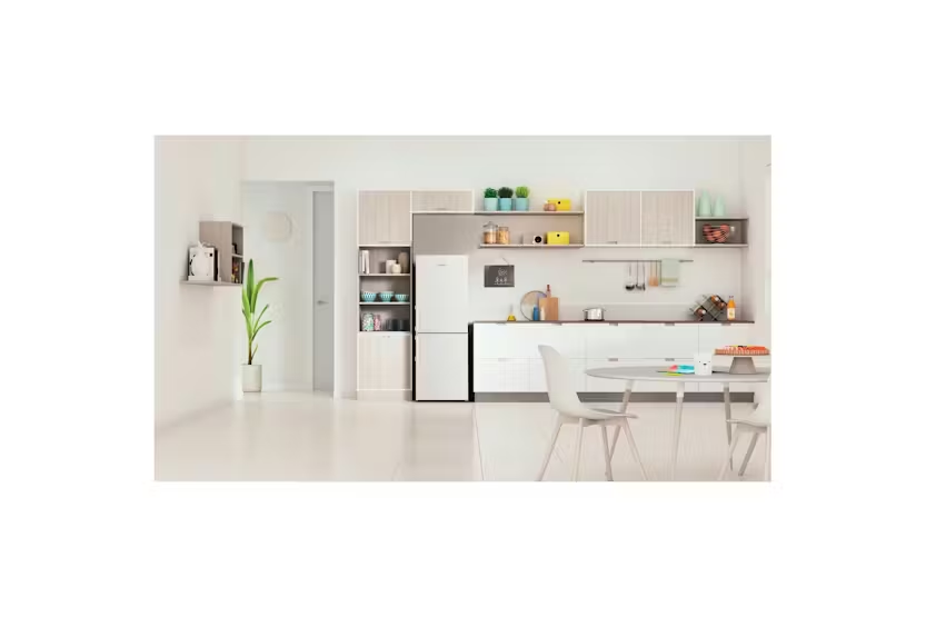 Indesit 55cm Freestanding Fridge Freezer | IB55532WUK