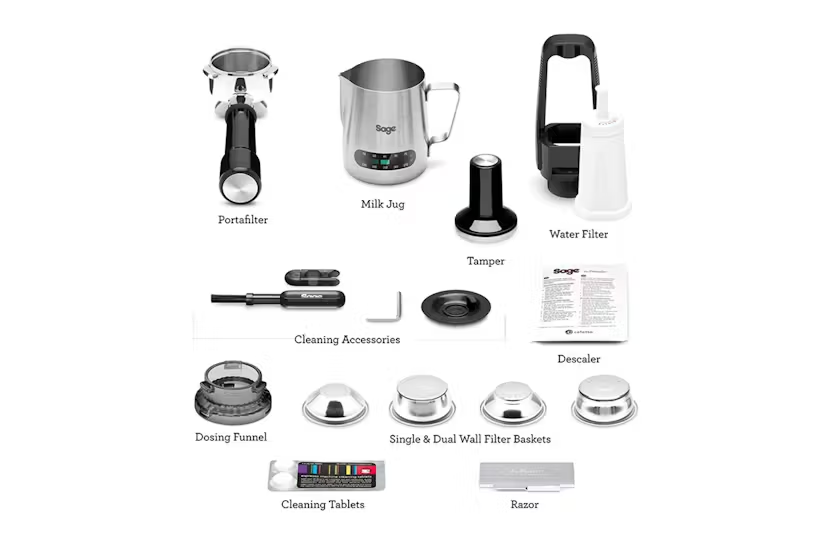 Sage Barista Express Espresso Coffee Machine | BES875UK | Brushed Stainless Steel