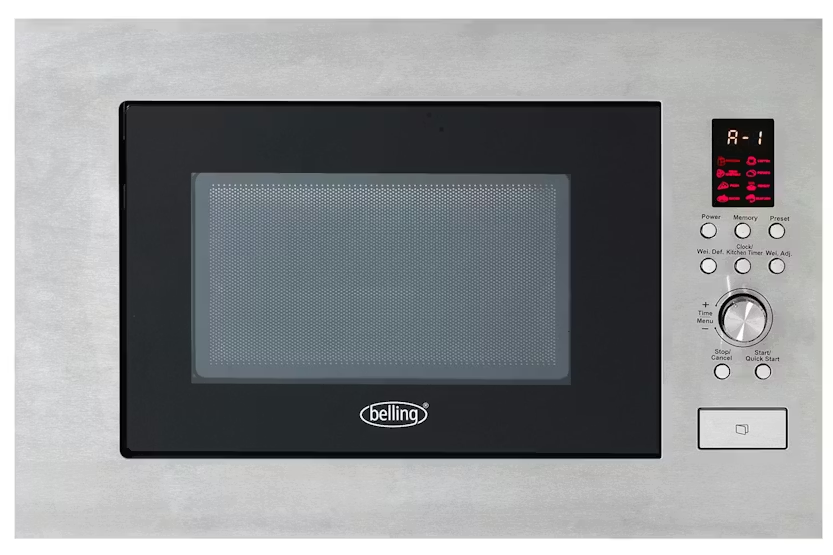 Belling 23L 900W Built-in Microwave | BIM60STA | Stainless Steel