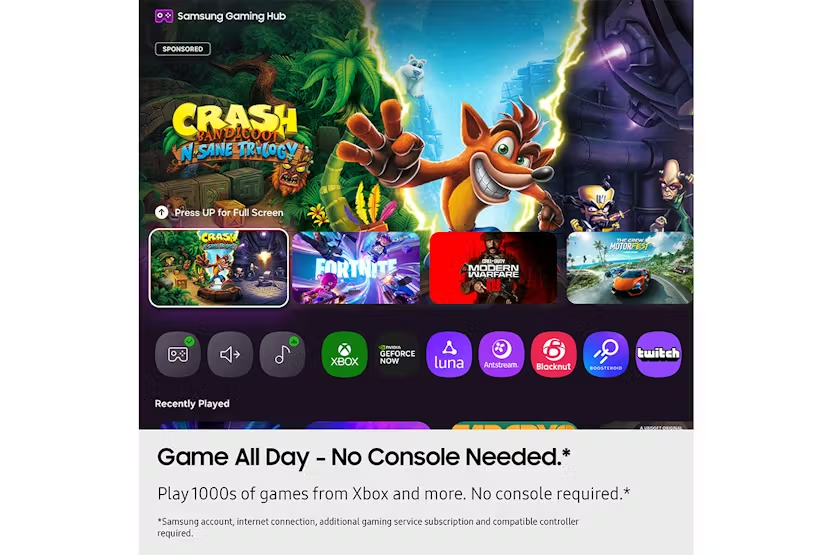 Samsung U7000F 55" Crystal 4K UHD HDR Smart TV | UE55U7000FKXXU