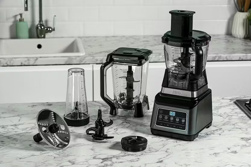Ninja 3-in-1 Auto-IQ Food Processor | Black/Silver