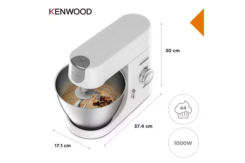 Kenwood 4.6L Chef Food Mixer | KVC3100W | White