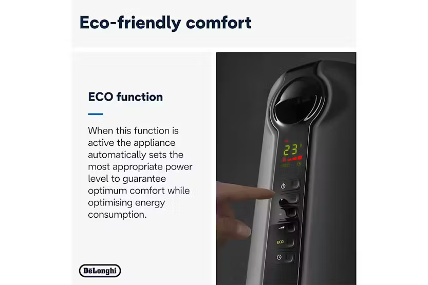 DeLonghi 2KW Oil Filled Radiator | TRRS0920E.G | Grey