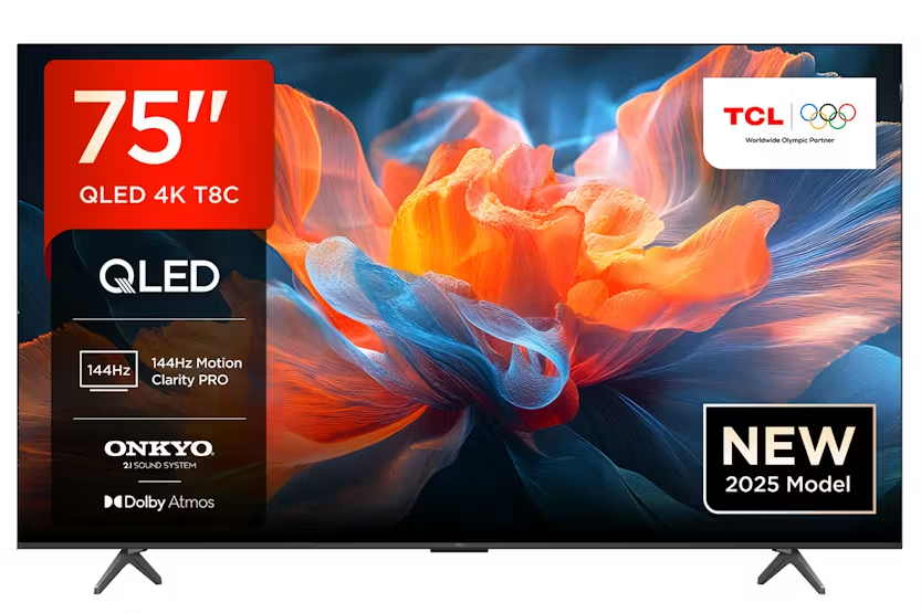 TCL 75'' QLED 4K HDR Smart TV | 75T8C