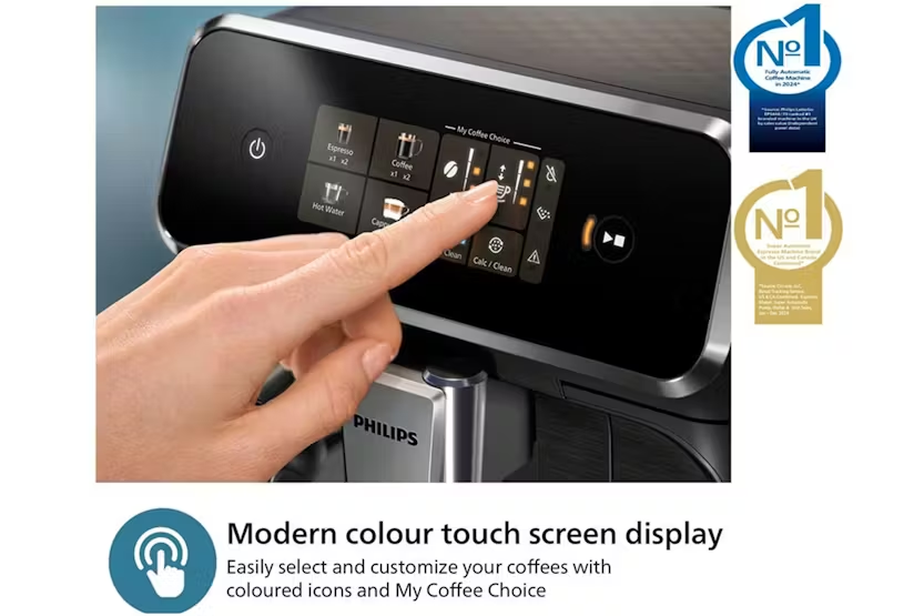 4601 Philips S2300 Series Fully Automatic Espresso Machine | Bean-to-cup Coffee Machine | Ceramic Grinder