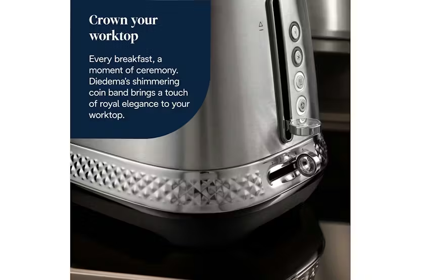 Delonghi Diadema 2 Slice Toaster | CTV3003.M | Metal