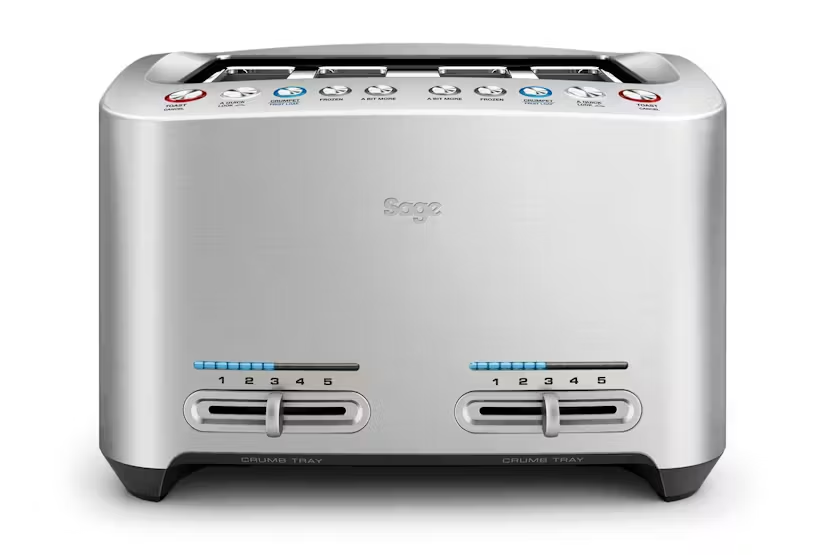Sage The Smart 4-Slice Toaster | BTA845UK | Brushed Aluminium