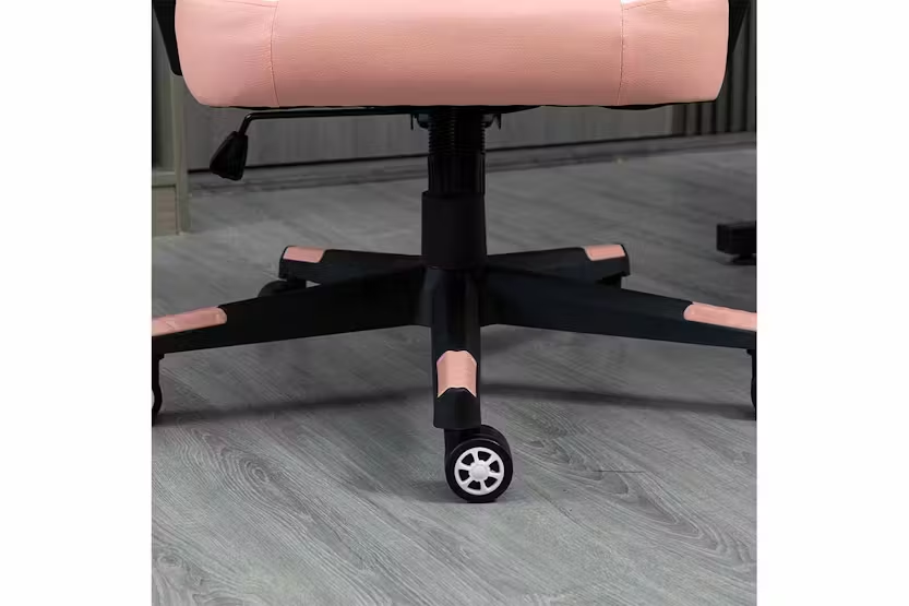 Vinsetto Ergonomic Gaming Chair | Pink/White