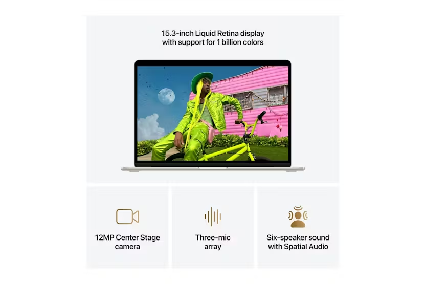 MacBook Air 15" | M5 | 10-Core CPU | 16GB | 512GB | Starlight (2026)