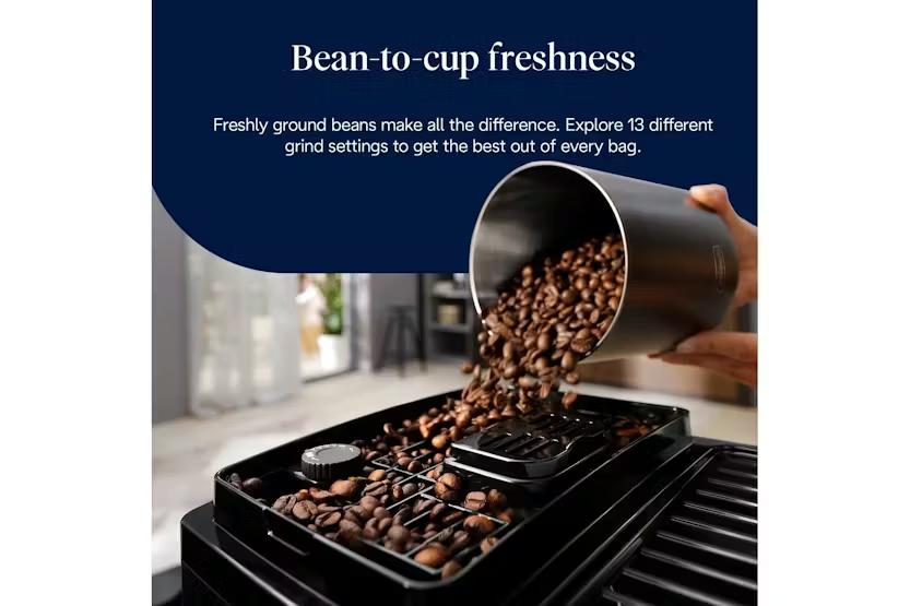 De'Longhi Magnifica Start Fully Automatic Bean-to-Cup Coffee Machine | ECAM220.60.B | Black