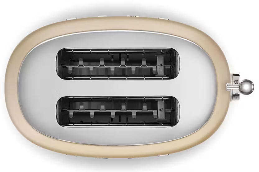 Smeg 50's Style 2 Slice Toaster | TSF01CHMUK | Champagne Gold