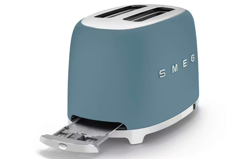 Smeg 50's Style 2 Slice Toaster | TSF01SBMUK | Storm Blue