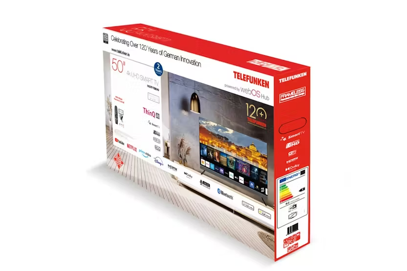 Telefunken N19 50" 4K UHD Smart TV | TS5010