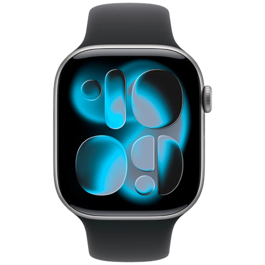 Apple Watch Series 11 46mm Grey (Black Rubber Strap M/L)