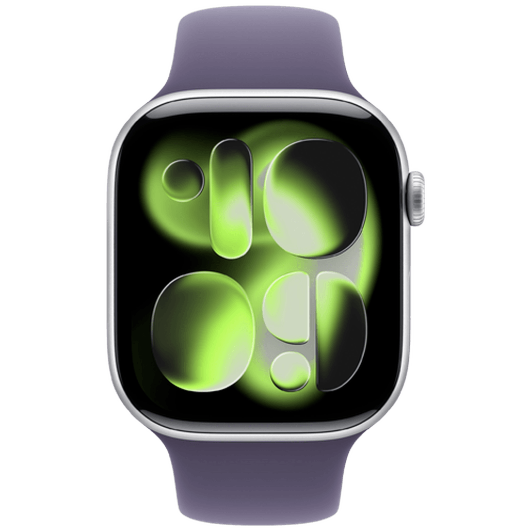 Apple Watch Series 11 46mm 5G Silver (Purple Rubber Strap S/M)