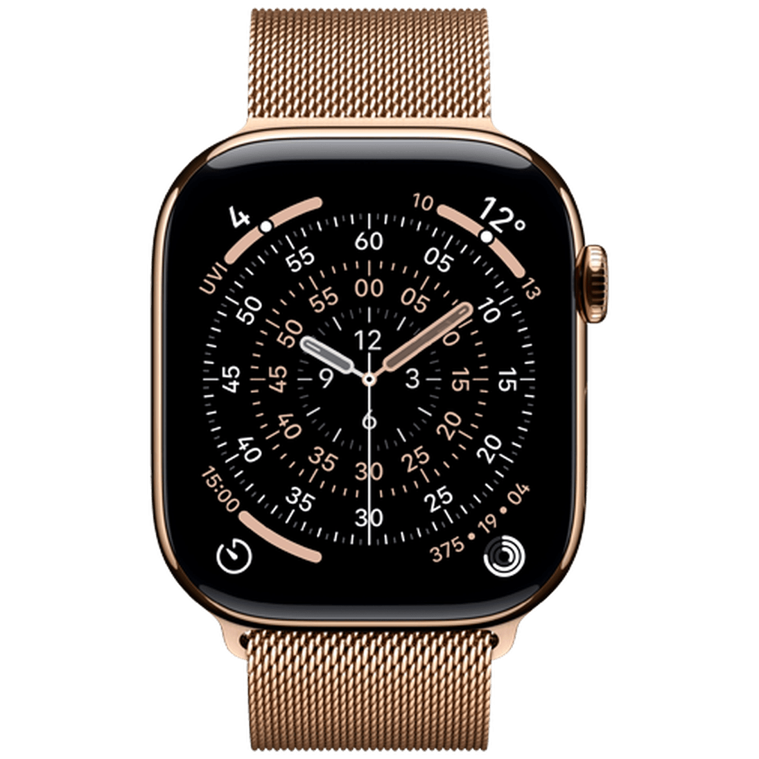 Apple Watch Series 11 46mm 5G Gold Titanium (Gold Milanese Strap M/L)