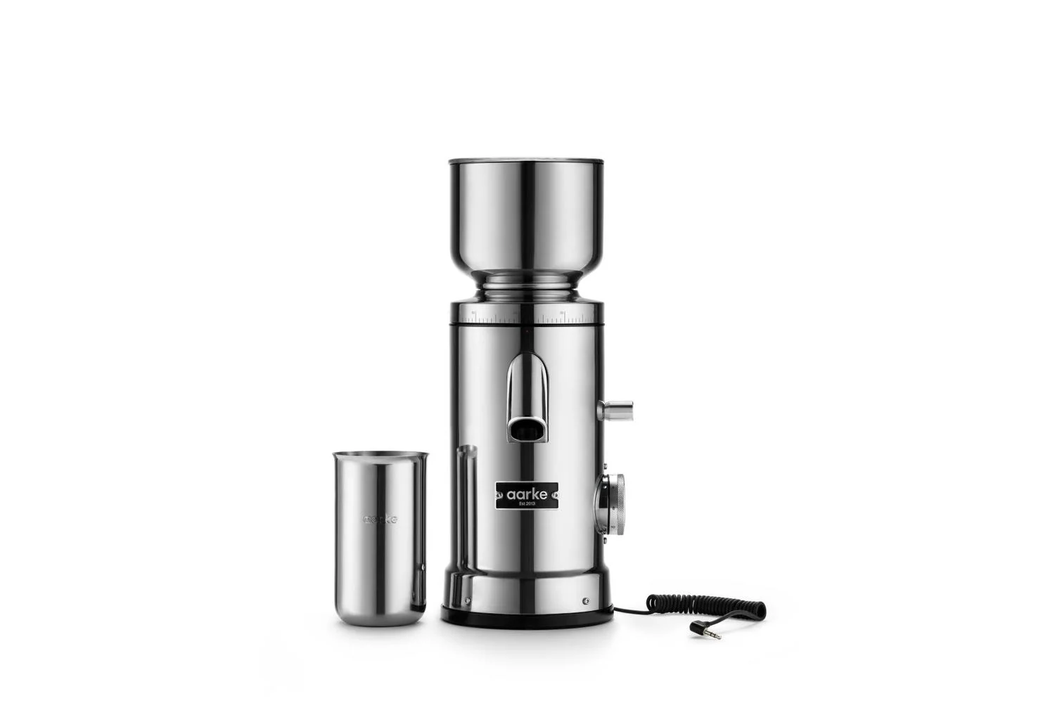 Aarke Aarke Coffee Grinder 64mm Flat Burr 60set 250g 120w Stainless Steel