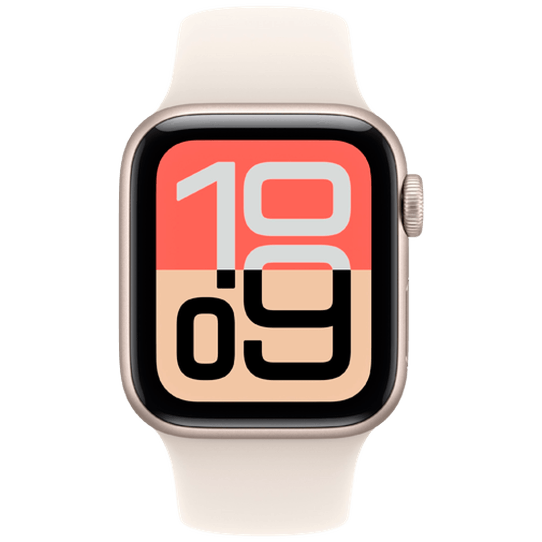 Apple Watch SE 3 40mm Gold (Beige Rubber Strap S/M)