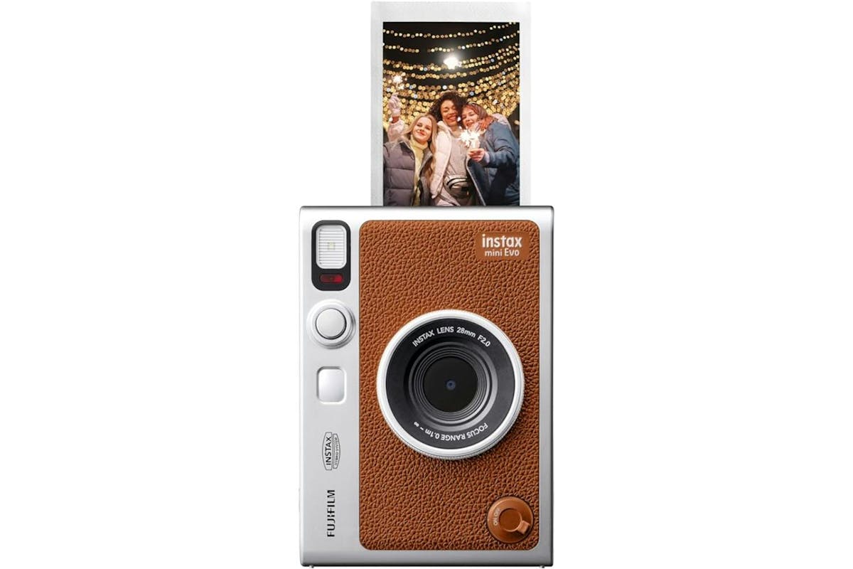 Fujifilm Instax Mini Evo Instant Camera | Brown