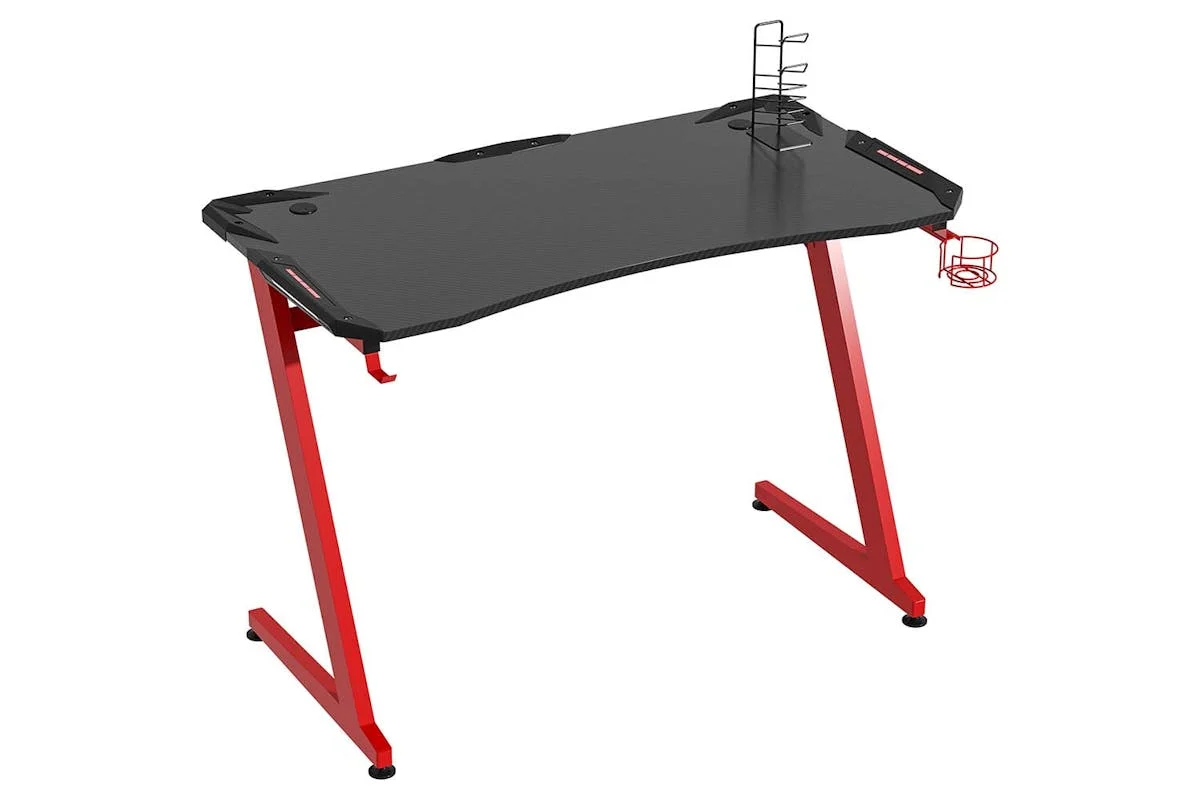 Homcom Gaming Computer Desk | Red/Black