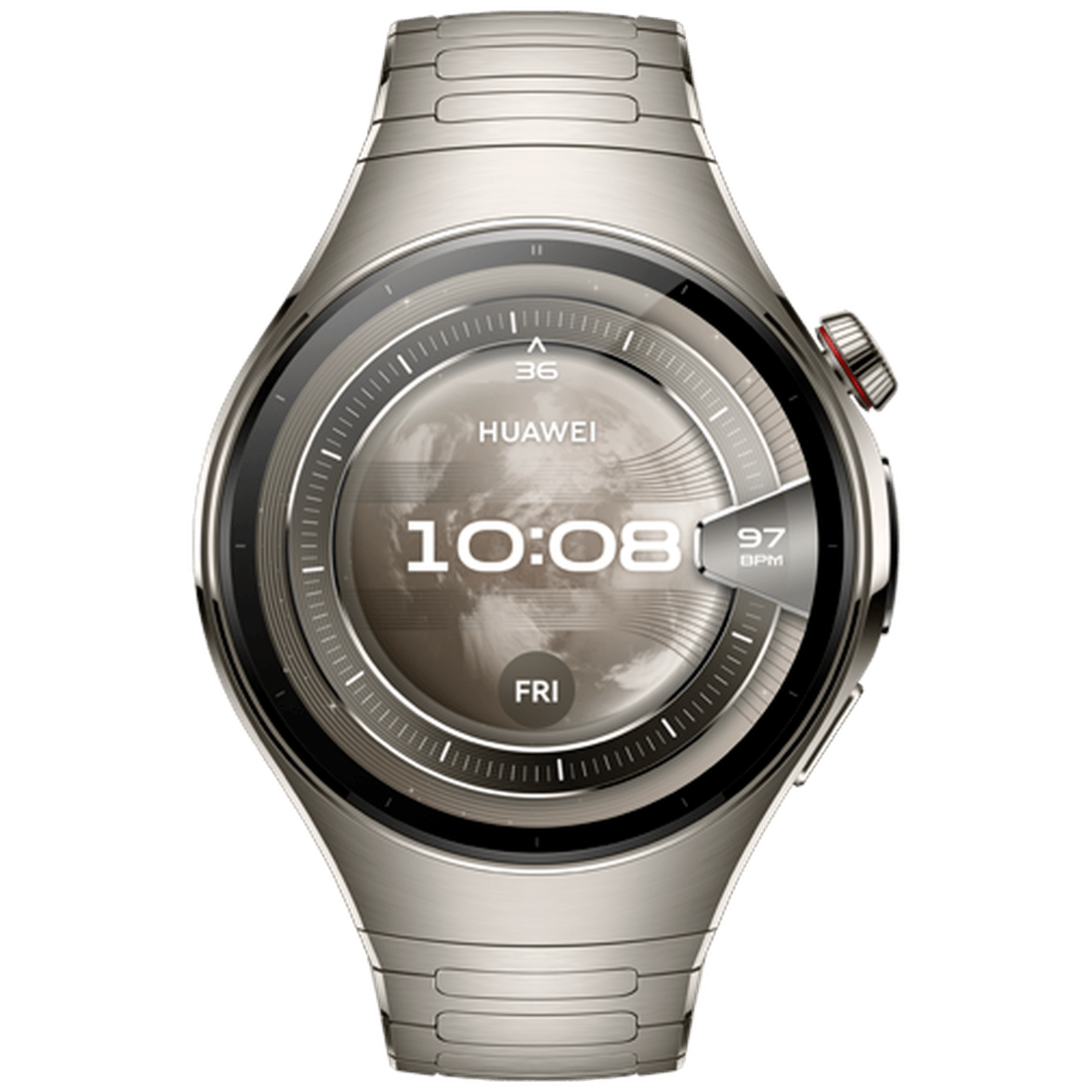 Huawei Watch 5 46mm Silver (Zilveren Titanium Strap)