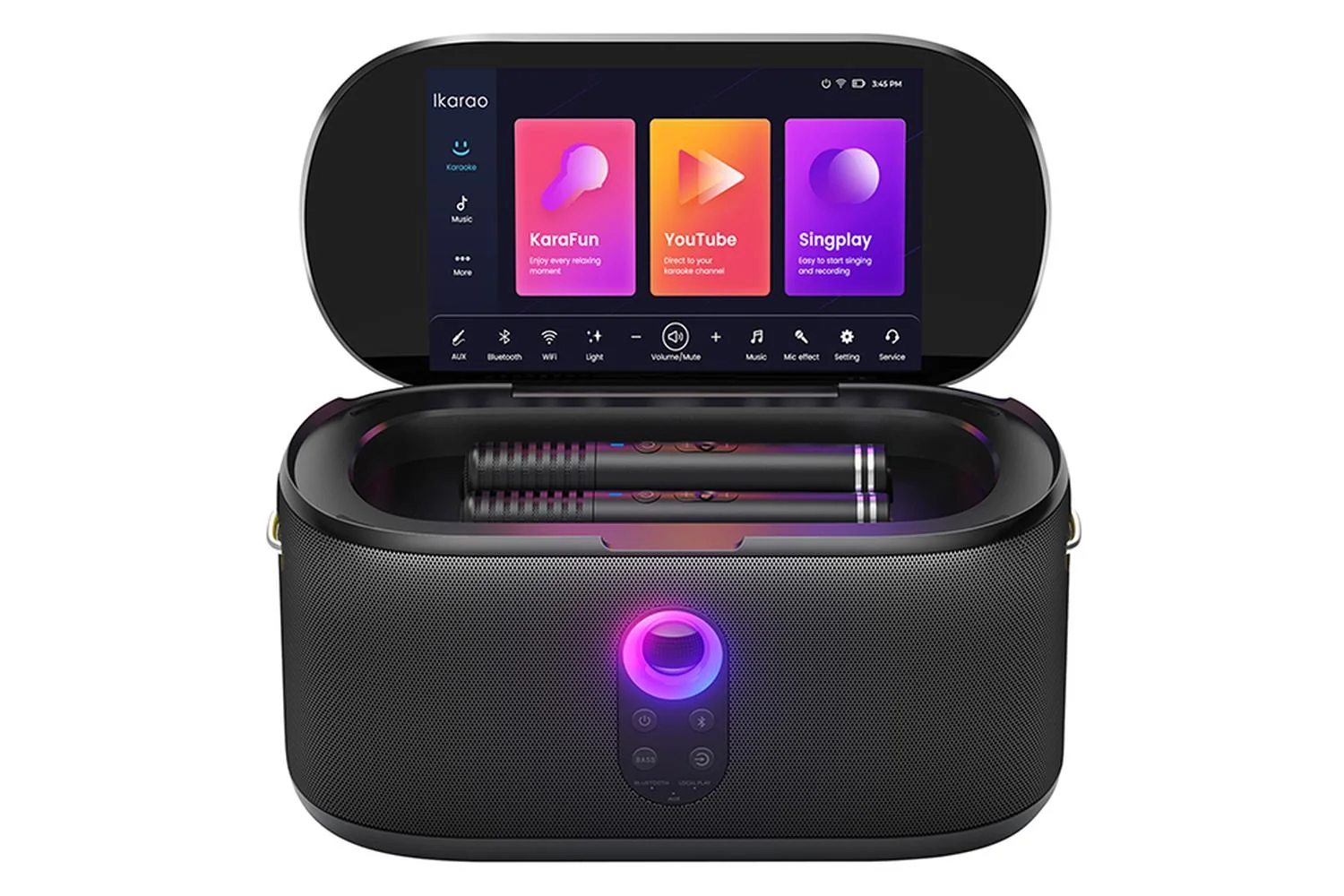 Ikarao Shell S1 | Rechargeable Bluetooth Karaoke Machine