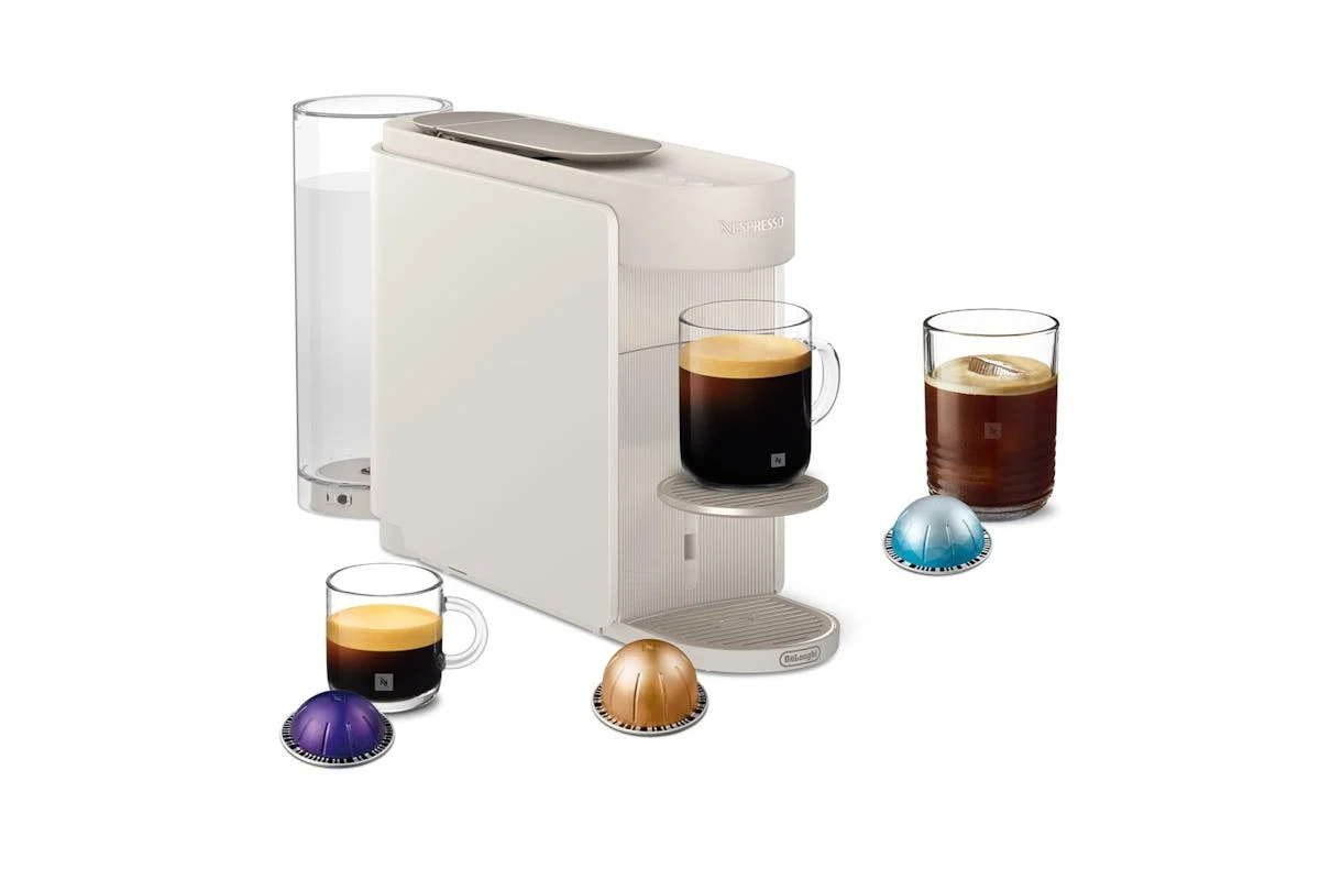 Nespresso Vertuo Up Pod Coffee Machine by De'Longhi | Pearl White