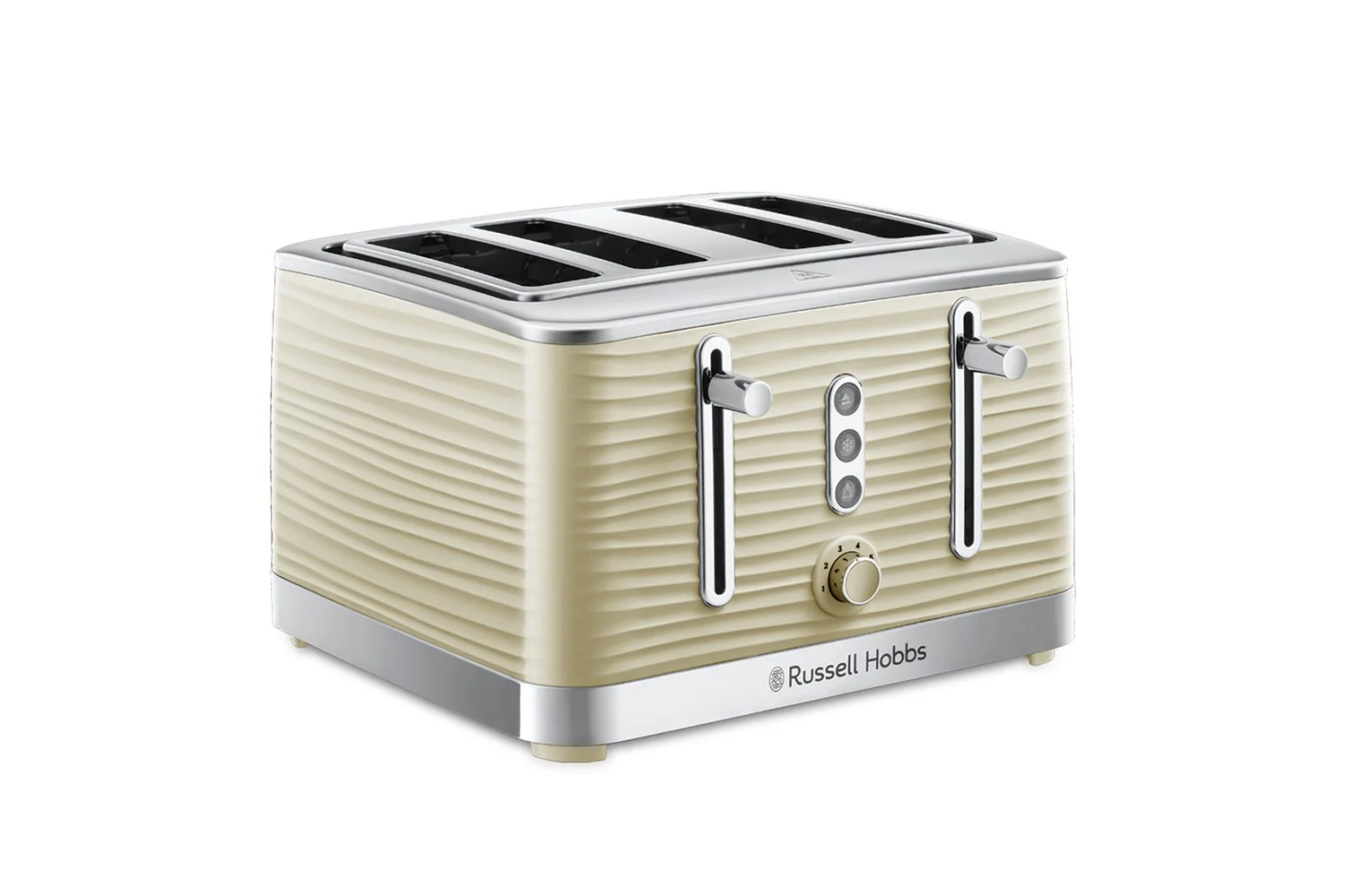 Russell Hobbs Inspire 4 Slice Toaster | Cream