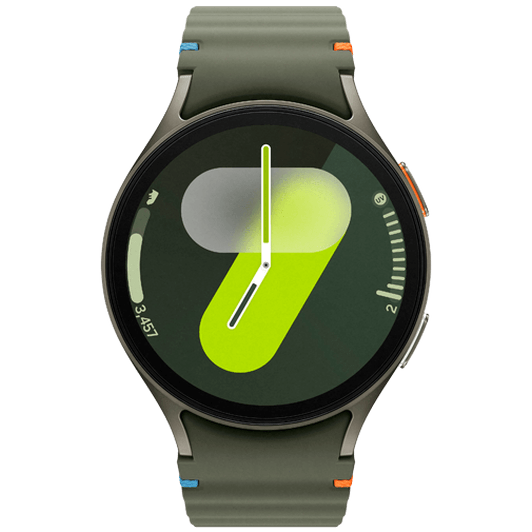 Samsung Galaxy Watch 7 4G 44mm Green (Green Rubber Strap)