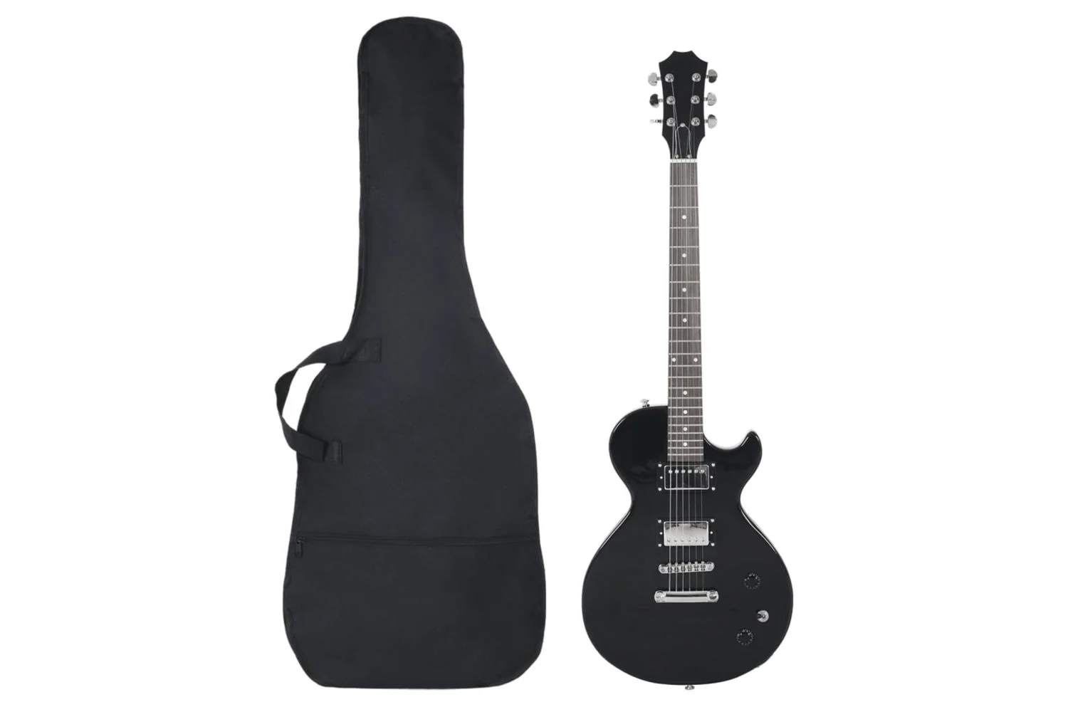 vidaXL 70190 Electric Guitar For Beginner With Bag Black 4/4 39"