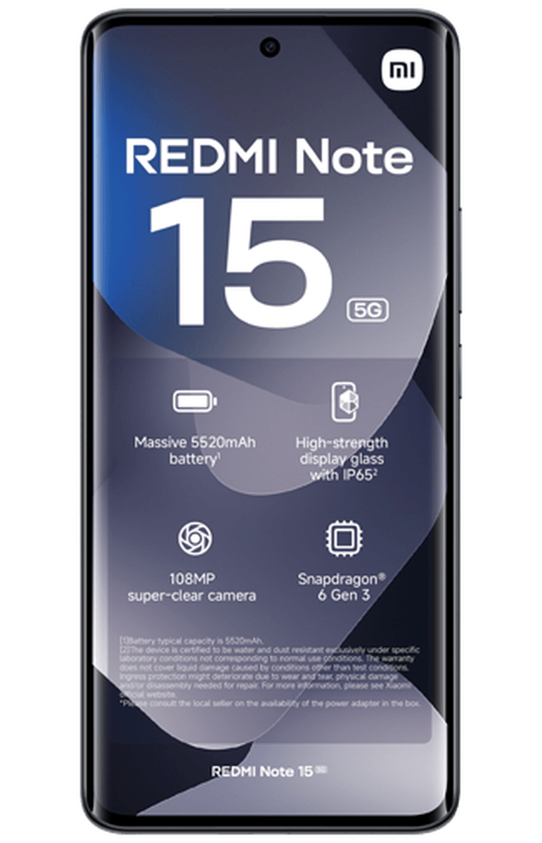 Xiaomi Redmi Note 15 5G 8GB/512GB Black