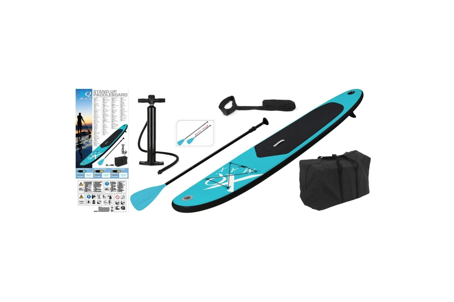 Xq Max 441936 Stand-up Paddle Board 285 Cm Inflatable Blue A